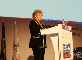 La Vicepresidenta de la Comisión Europea, Viviane Reding