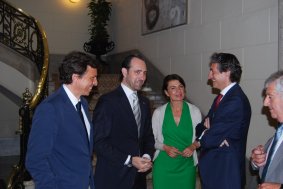 El Alcalde de Palma de Mallorca, el Presidente del Govern Balear, la Presidenta del Parlament, el Presidente de la FEMP y el Presidente de la FELIB.