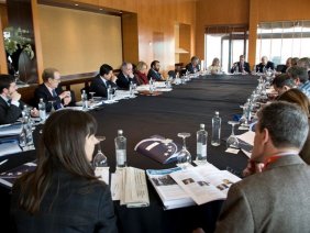 Reunión de la Comisión de Diputaciones, Cabildos y Consejos Insulares, en Barcelona